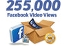 250000 facebook views