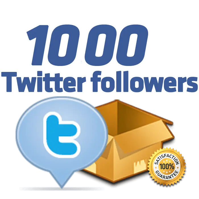 1000 twitter followers