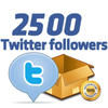 2500 twitter followers